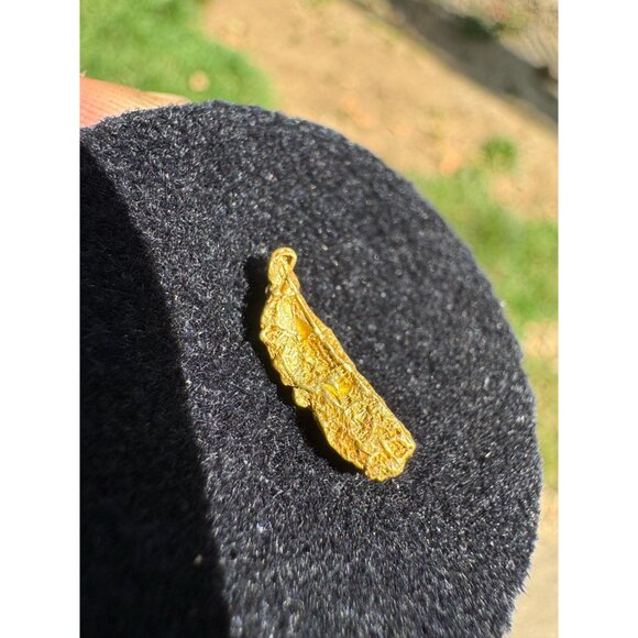 Wire Gold Crystal Nugget Specimen - Grass Valley, Nevada County California - Picture 5 of 7